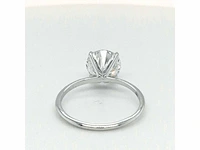 14 krt. wit gouden ring met diamant 3,00 krt. - afbeelding 8 van  11