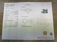 14 krt wit gouden ring met diamant 3,02 crt - afbeelding 3 van  7