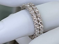 14 krt. wit gouden ring met diamant 3,72 crt. - afbeelding 4 van  7