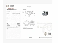 14 krt. wit gouden ring met diamant 6,22 crt. - afbeelding 5 van  12
