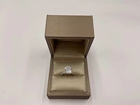 14 krt. wit gouden ring met diamant 6,22 crt. - afbeelding 11 van  12