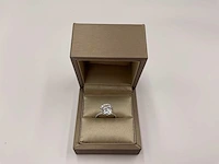 14 krt. wit gouden ring met diamant 6,22 crt. - afbeelding 4 van  12