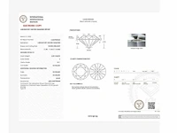 14 krt. wit gouden ring met diamant 6,22 crt. - afbeelding 6 van  12