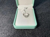 14 krt wit gouden ring met diamanten 3,18 crt - afbeelding 4 van  9