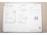 14 krt wit gouden ring met diamanten 3,18 crt - afbeelding 5 van  9