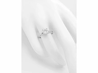 14 krt wit gouden ring met natuurlijke diamant 1,00 crt - afbeelding 7 van  7