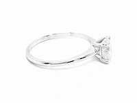 14 krt wit gouden ring met natuurlijke diamant 1,01 crt - afbeelding 7 van  7