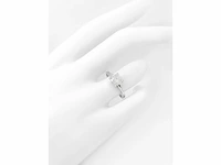 14 krt wit gouden ring met natuurlijke diamant 1,03 crt - afbeelding 6 van  8