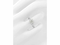 14 krt wit gouden ring met natuurlijke diamant 1,04 crt - afbeelding 6 van  6