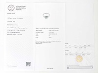 14 krt wit gouden ring met natuurlijke diamant 1,23 crt - afbeelding 2 van  5