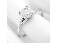 14 krt wit gouden ring met natuurlijke diamant 1,23 crt - afbeelding 4 van  5