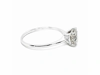 14 krt wit gouden ring met natuurlijke diamant 1,48 crt - afbeelding 4 van  5