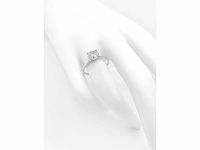 14 krt wit gouden ring met natuurlijke diamant 1,48 crt - afbeelding 5 van  5