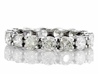 14 krt wit gouden ring met natuurlijke diamant 2,44 crt - afbeelding 1 van  6