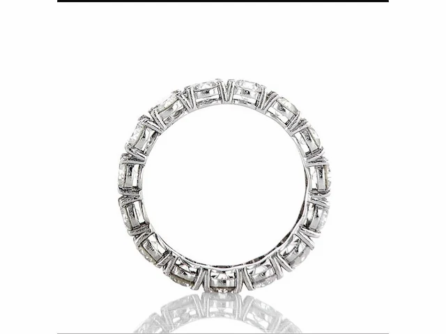 14 krt wit gouden ring met natuurlijke diamant 2,44 crt - afbeelding 5 van  6