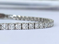 14 krt wit gouden tennis armband met diamant 1,94 crt - afbeelding 7 van  12