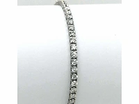 14 krt wit gouden tennis armband met diamanten 1,94 crt - afbeelding 8 van  12