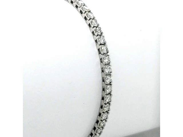 14 krt wit gouden tennis armband met diamanten 1,94 crt - afbeelding 11 van  12