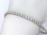 14 krt wit gouden tennis armband met diamanten 1,94 crt - afbeelding 12 van  12