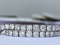 14 krt wit gouden tennis armband met diamanten 8,21 crt - afbeelding 4 van  9
