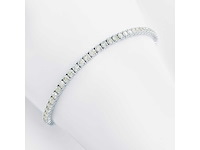 14 krt wit gouden tennis armband met natuurlijke diamant 3,90 crt - afbeelding 5 van  7