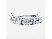14 krt wit gouden tennis armband met natuurlijke diamant 5,12 crt - afbeelding 6 van  6