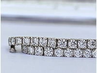 14 krt wit gouden tennis armband met natuurlijke diamant 5,13 crt - afbeelding 4 van  5