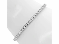 14 krt wit gouden tennis armband met natuurlijke diamant 5,13 crt - afbeelding 5 van  5