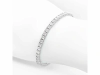 14 krt wit gouden tennis armband met natuurlijke diamant 6,02 crt - afbeelding 6 van  7