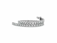 14 krt wit gouden tennis armband met natuurlijke diamant 8,68 crt - afbeelding 3 van  7