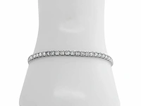14 krt wit gouden tennis armband met natuurlijke diamant 8,68 crt - afbeelding 6 van  7