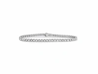 14 krt wit gouden tennis armband met natuurlijke diamant 8,68 crt - afbeelding 7 van  7