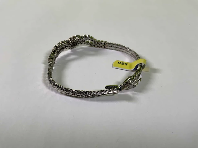 14 krt witgouden armband - afbeelding 4 van  4