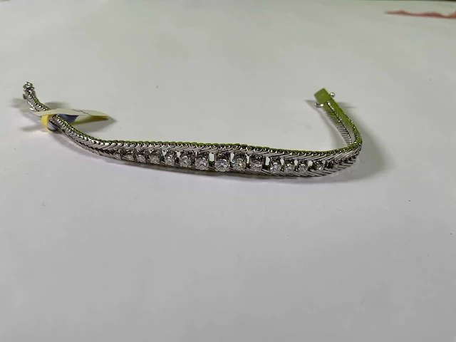 14 krt witgouden armband - afbeelding 2 van  4