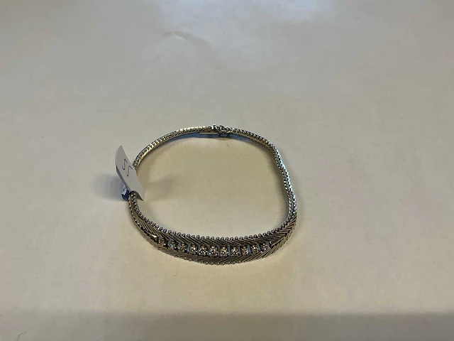 14 krt witgouden armband - afbeelding 1 van  2