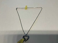 14 krt witgouden collier ketting - afbeelding 2 van  2