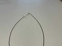 14 krt witgouden collier - afbeelding 3 van  3