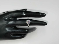 14 krt. witgouden ring met 2,00 crt. diamant - afbeelding 1 van  7