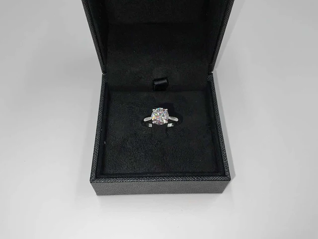 14 krt. witgouden ring met 2,00 crt. diamant - afbeelding 5 van  7