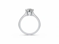 14 krt. witgouden ring met 2,00 crt. diamant - afbeelding 4 van  5