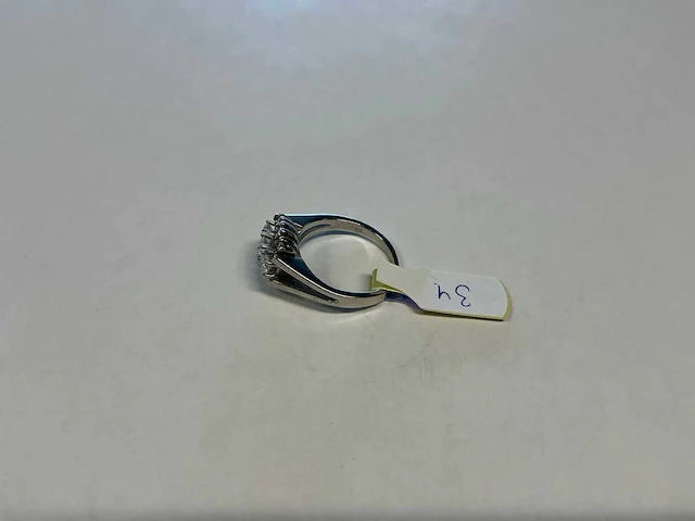 14 krt witgouden ring - afbeelding 2 van  3