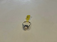 14 krt witgouden ring - afbeelding 1 van  3
