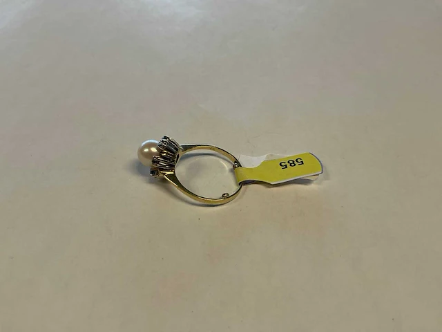 14 krt witgouden ring - afbeelding 2 van  3