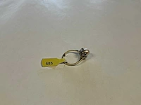 14 krt witgouden ring - afbeelding 3 van  3