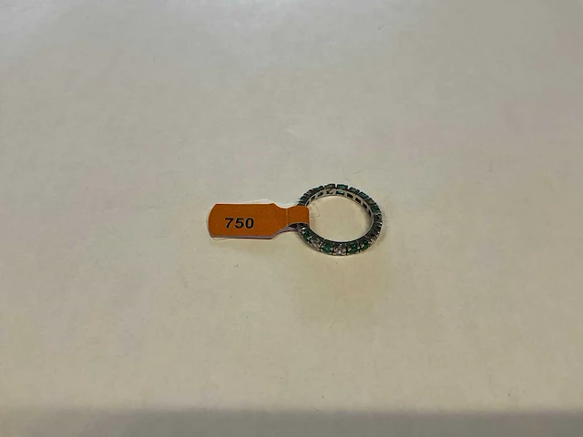 14 krt witgouden ring - afbeelding 3 van  3