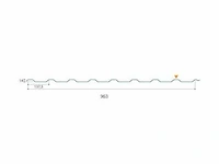 144,4m2 dakplaat 3000 x 963mm - afbeelding 3 van  9