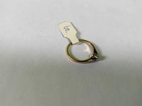 14karaats geelgouden solitair ring - afbeelding 2 van  3