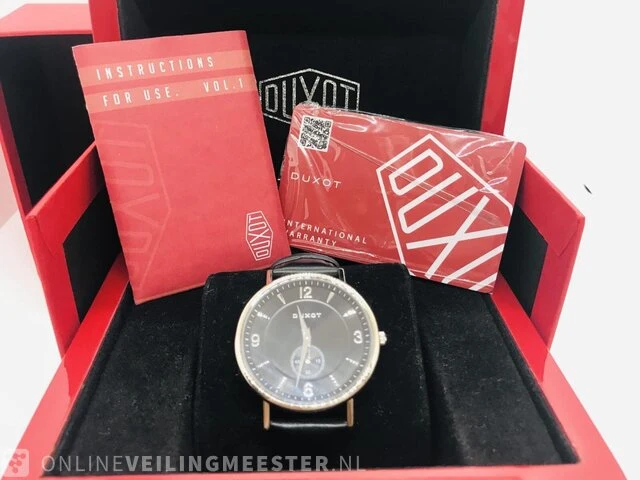 14kt witgoud horloge duxot aurum - afbeelding 1 van  12