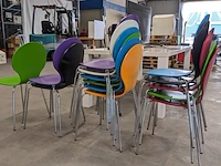 14x eetkamerstoel diverse kleuren - afbeelding 2 van  5