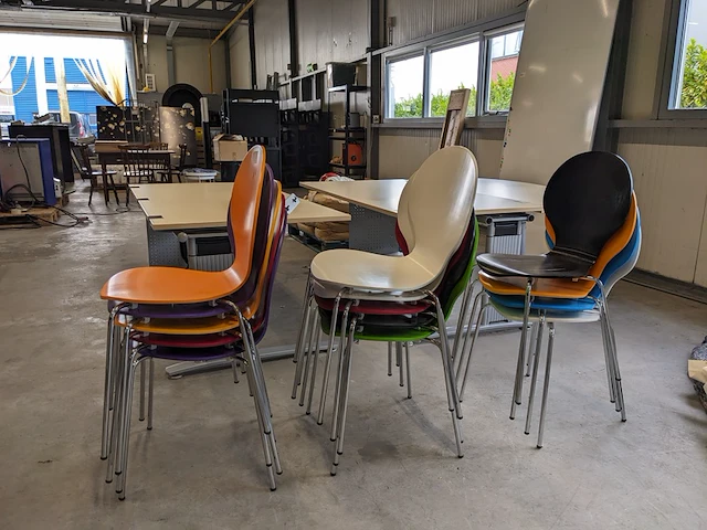 14x eetkamerstoel diverse kleuren - afbeelding 2 van  5